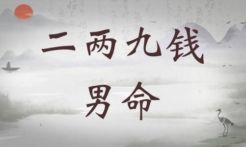 二兩九錢男命詳細解釋，二兩九錢男命詳解一生！