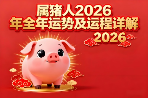屬豬人2026年全年運(yùn)勢(shì)及運(yùn)程詳解