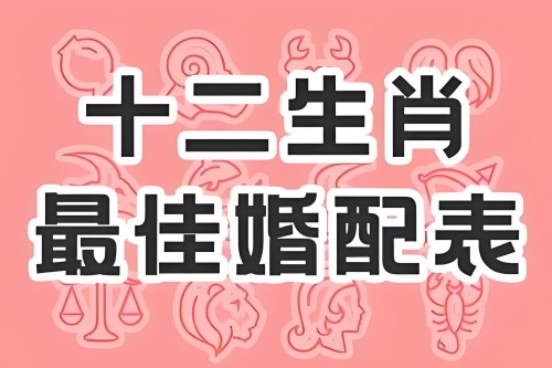 屬相婚配十二生肖年齡表